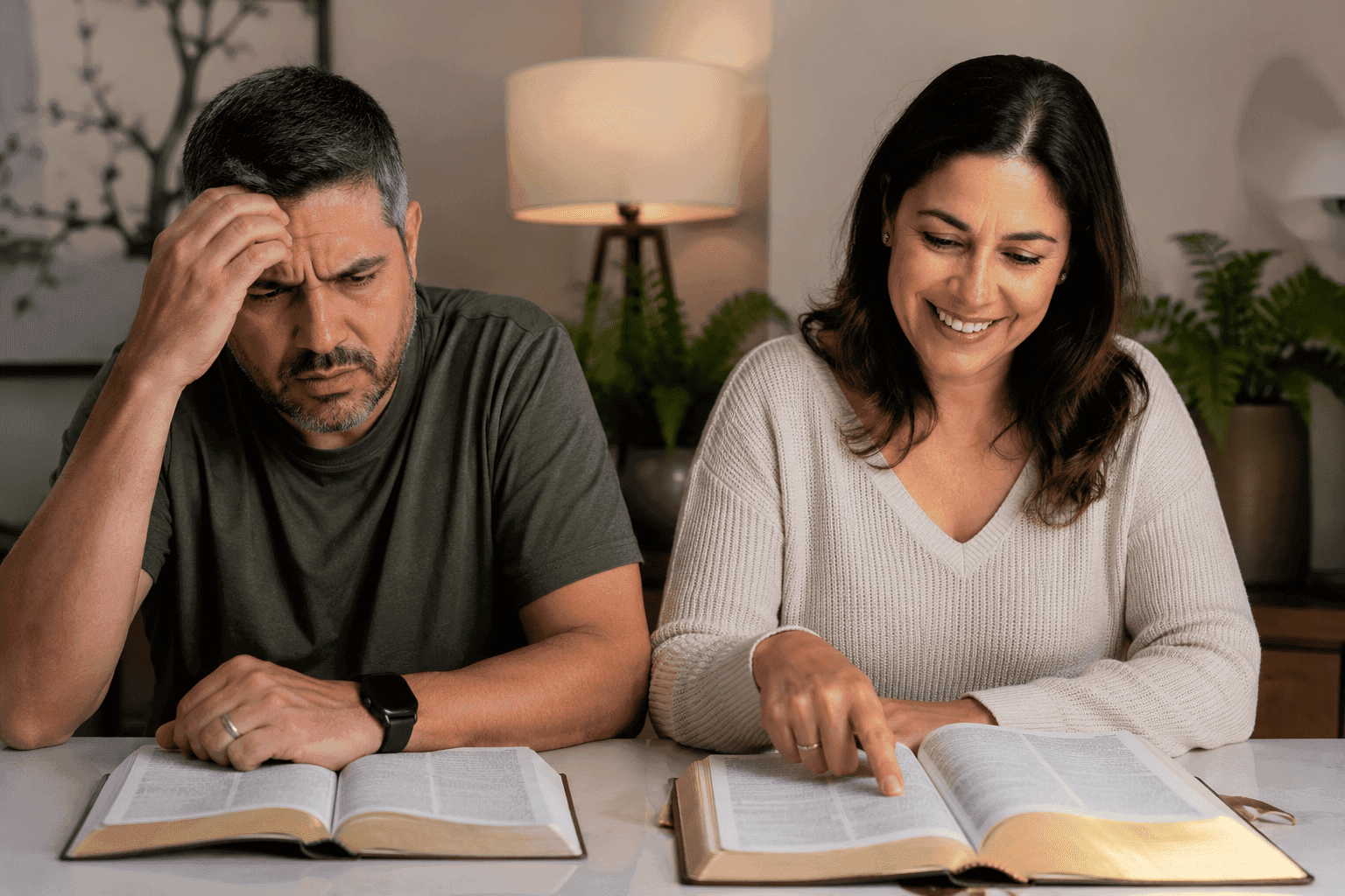 Contraste entre leitura passiva e leitura estruturada da Bíblia