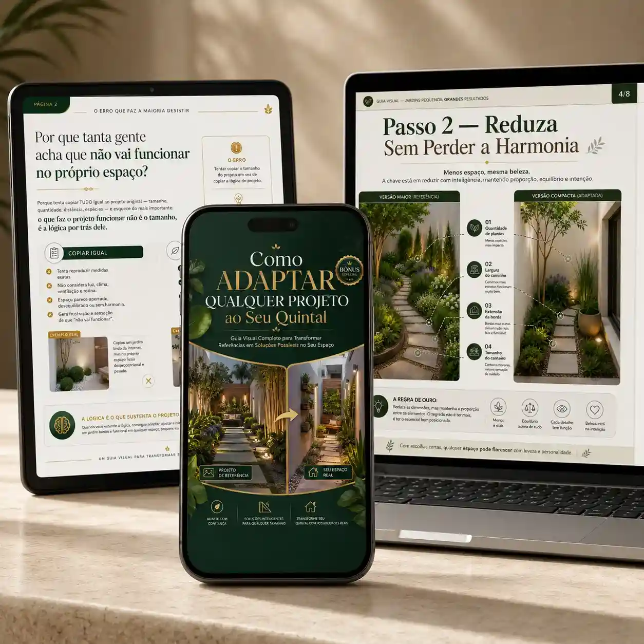 Guia para adaptar projetos de jardins